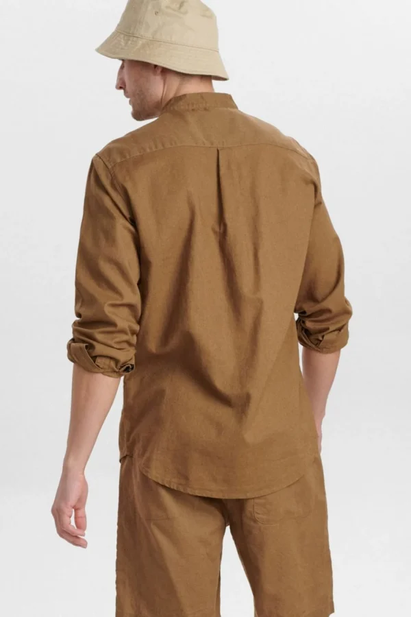 Mand Anerkjendt Aklukas Linen Shirt - Cub