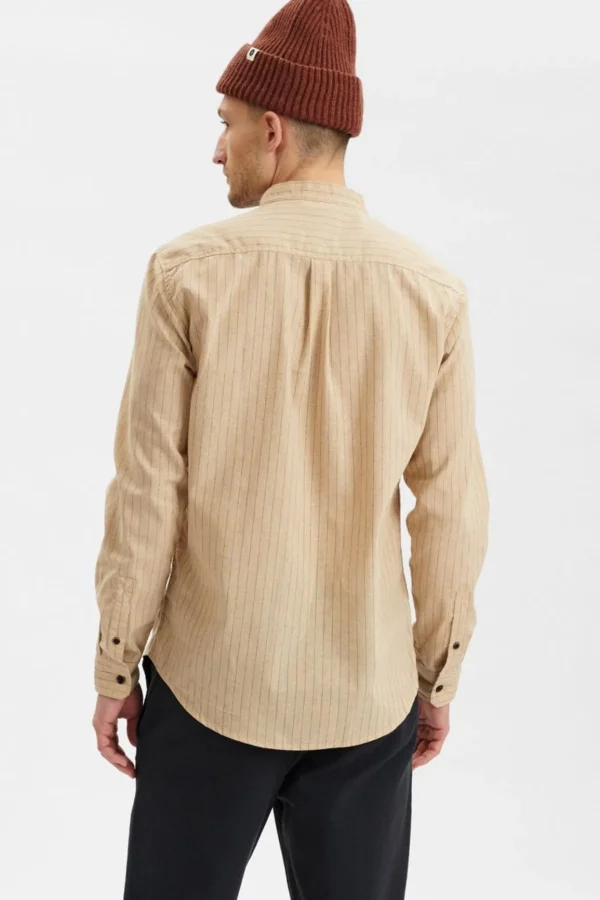 Mand Anerkjendt Aklukas Stripe Shirt - Incense