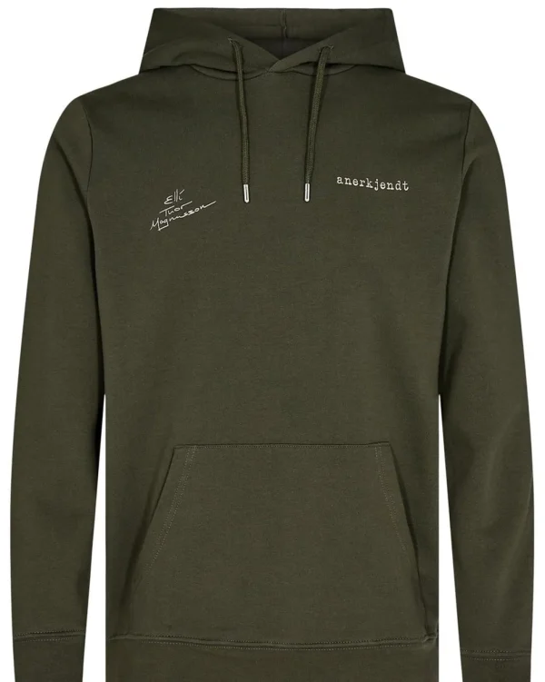 Mand Anerkjendt Aknigel Hoodie - Forest Night