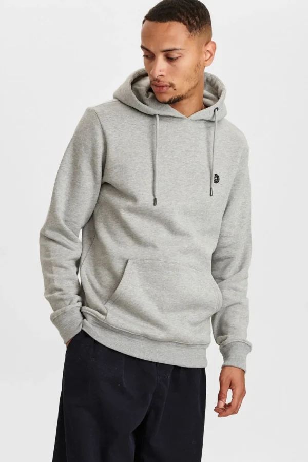 Mand Anerkjendt Aknigel Organic Hoodie - Noos - Light Grey Mel