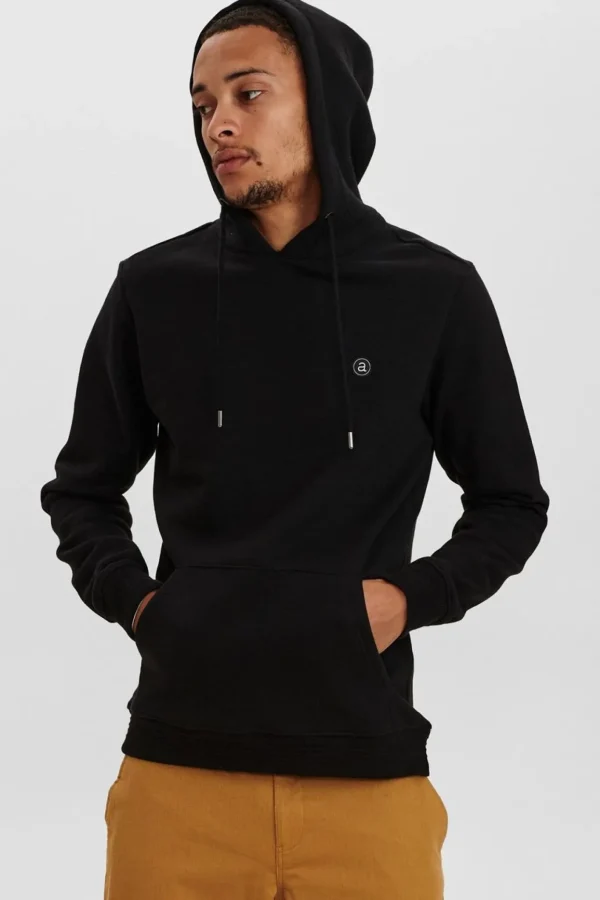 Mand Anerkjendt Aknigel Organic Hoodie - Noos - Caviar