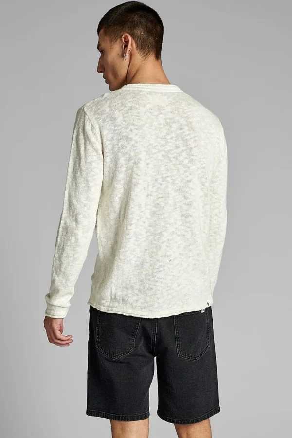 Mand Anerkjendt Aknoah Linen Knit - Tofu