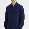 Mand Anerkjendt Akoscar Bubble Overshirt - Sky Captain