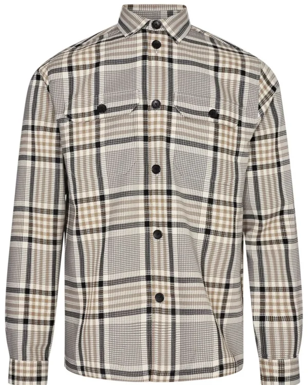 Mand Anerkjendt Akoscar Checked Overshirt - Incense