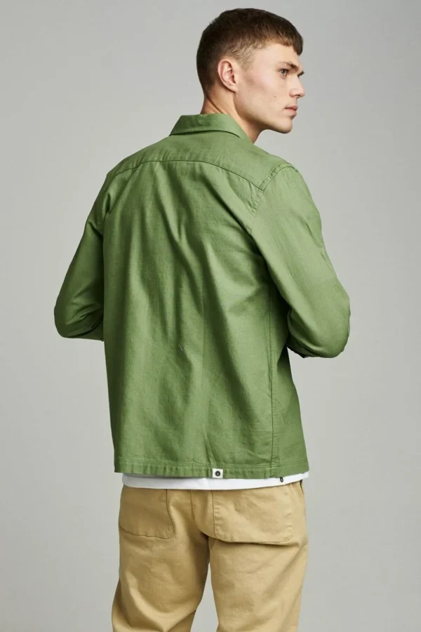 Mand Anerkjendt Akoscar Cotton Slub - Vineyard Green