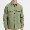 Mand Anerkjendt Akoscar Padded Overshirt - Olivine