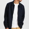 Mand Anerkjendt Akoscar Wool Overshirt - Sky Captain