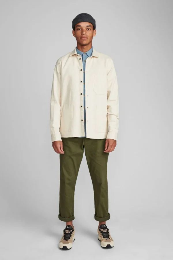 Mand Anerkjendt Akotto Overshirt - Tofu