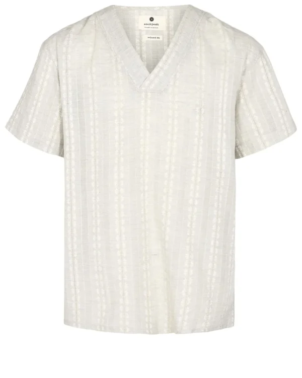 Mand Anerkjendt Akotto S/S Shirt - Chateau Gray