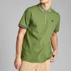 Mand Anerkjendt Akralf Polo Logo - Vineyard Green