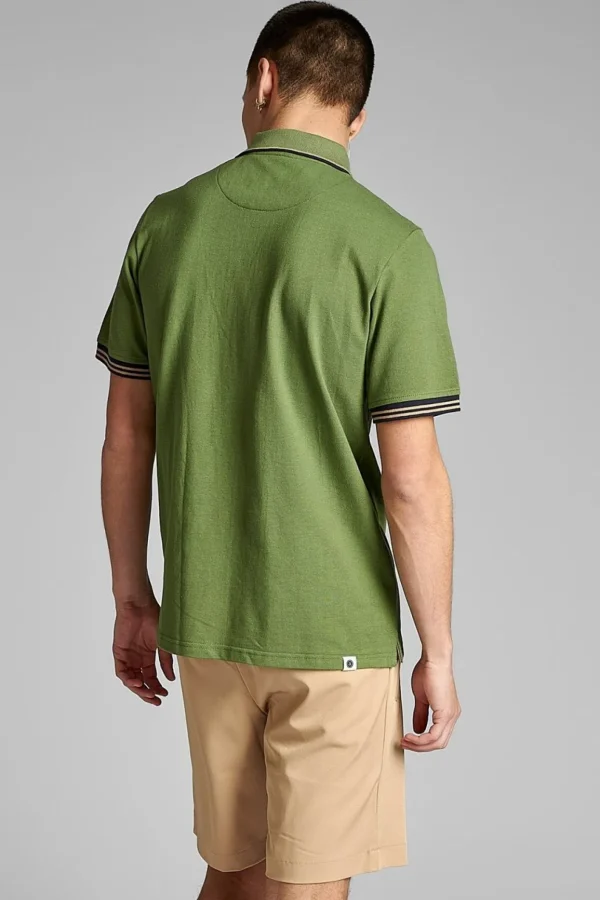 Mand Anerkjendt Akralf Polo Logo - Vineyard Green