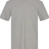 Mand Anerkjendt Akrene Button Polo - Light Grey Mel