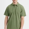 Mand Anerkjendt Akrene Button Polo - Olivine