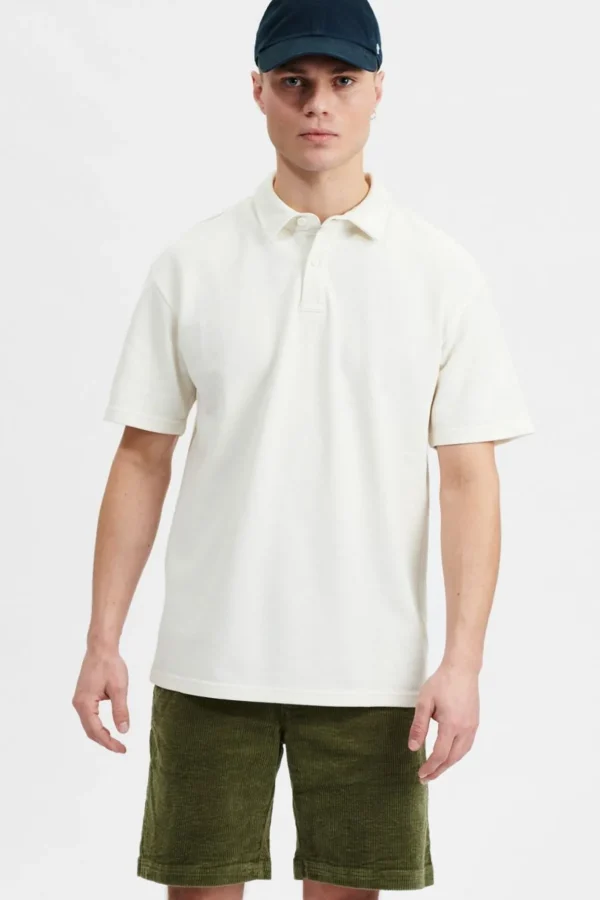 Mand Anerkjendt Akrene Button Polo - Tofu