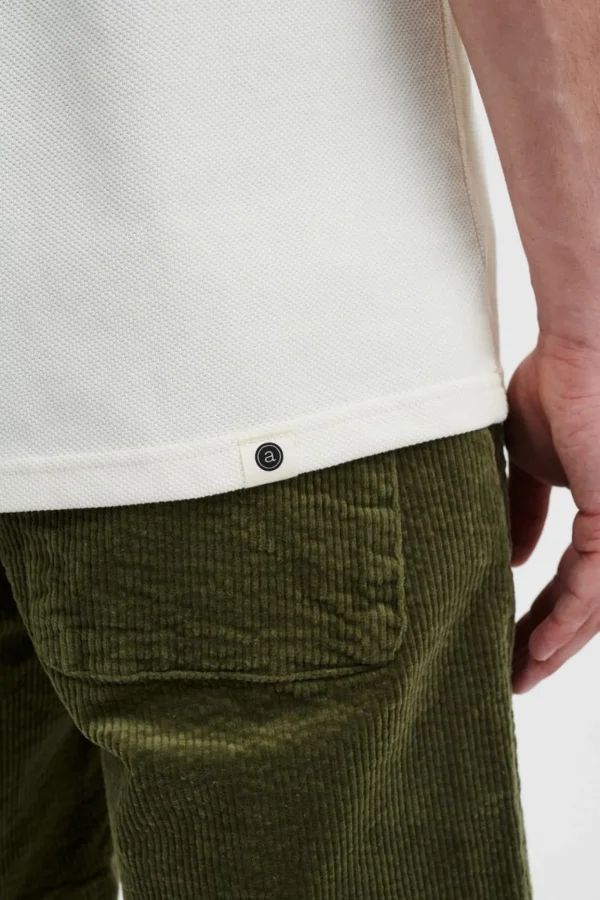 Mand Anerkjendt Akrene Button Polo - Tofu