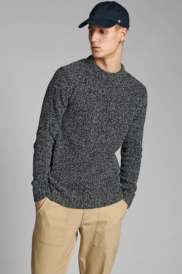 Mand Anerkjendt Akrico Crew Neck Knit - Sky Captain