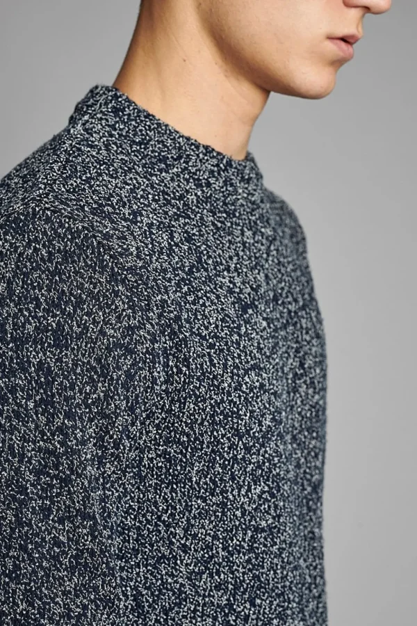 Mand Anerkjendt Akrico Crew Neck Knit - Sky Captain