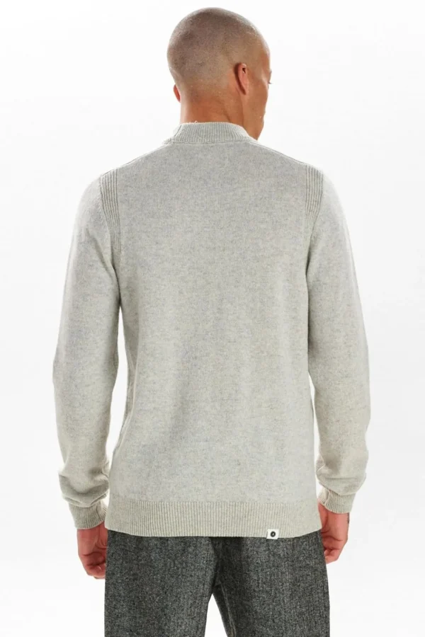 Mand Anerkjendt Akrico Lambswool Knit - Cobblestone