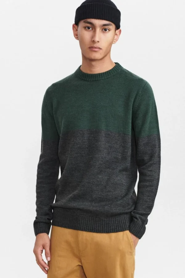 Mand Anerkjendt Akrico Merino Wool Knit - Deep Forrest