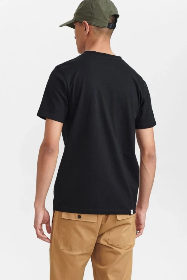 Mand Anerkjendt Akrod Embroidery Tee - Brown Rice