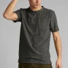 Mand Anerkjendt Akrod Frotte T Shirt - Dark Grey Mel