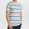 Mand Anerkjendt Akrod Multi Stripe Tee - Tofu