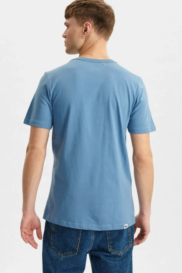 Mand Anerkjendt Akrod Noos Tee - Cornet Blue