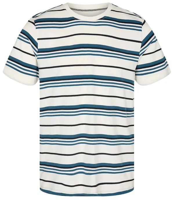 Mand Anerkjendt Akrod S/S Multi Stripe - Dark Navy