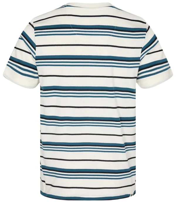 Mand Anerkjendt Akrod S/S Multi Stripe - Dark Navy