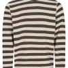 Mand Anerkjendt Akruben Mel Crew Sweat - Chocolate Brown