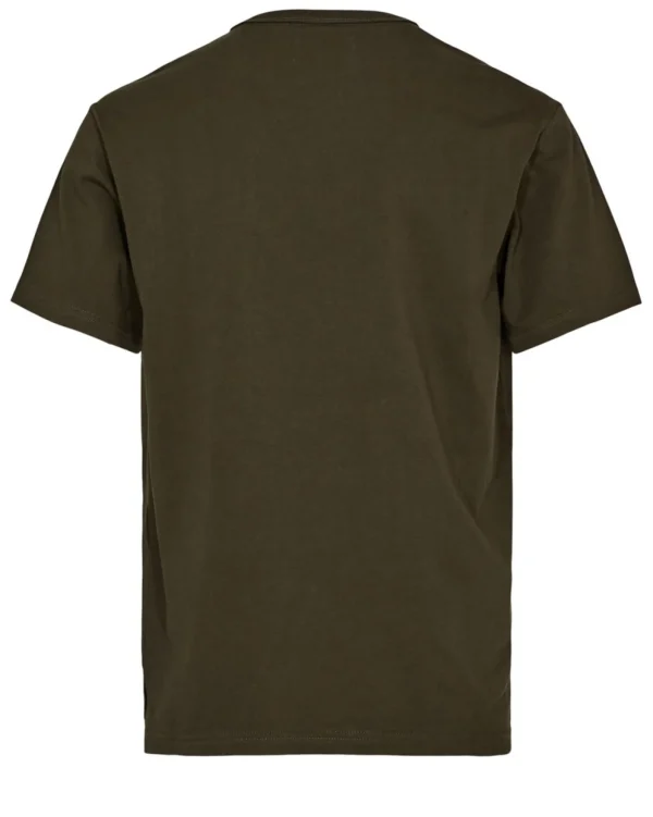 Mand Anerkjendt Akrune Noos Pocket Tee - Forest Night