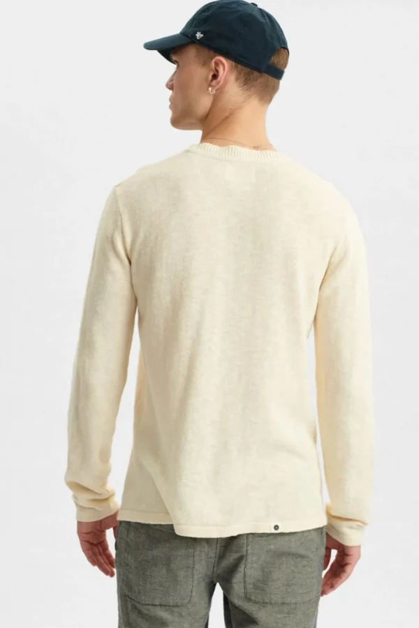 Mand Anerkjendt Aksail Cotton Linen Knit - Tofu