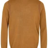 Mand Anerkjendt Aksail Cotton Silk Knit - Golden Brown