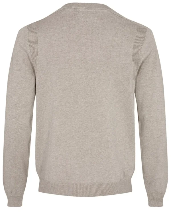 Mand Anerkjendt Aksail Cotton Silk Knit - Cobblestone