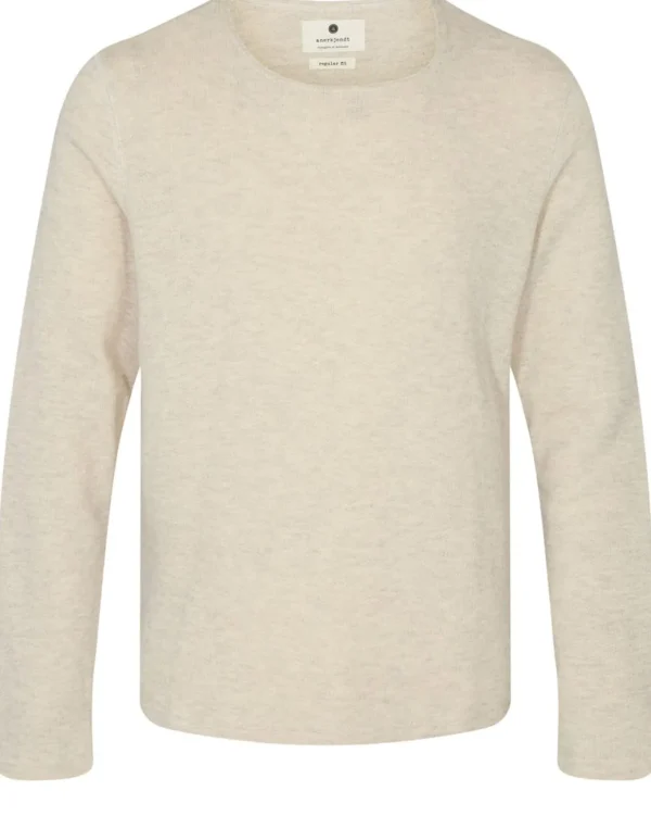 Mand Anerkjendt Aksail Ls Herringbone - Light Grey Mel