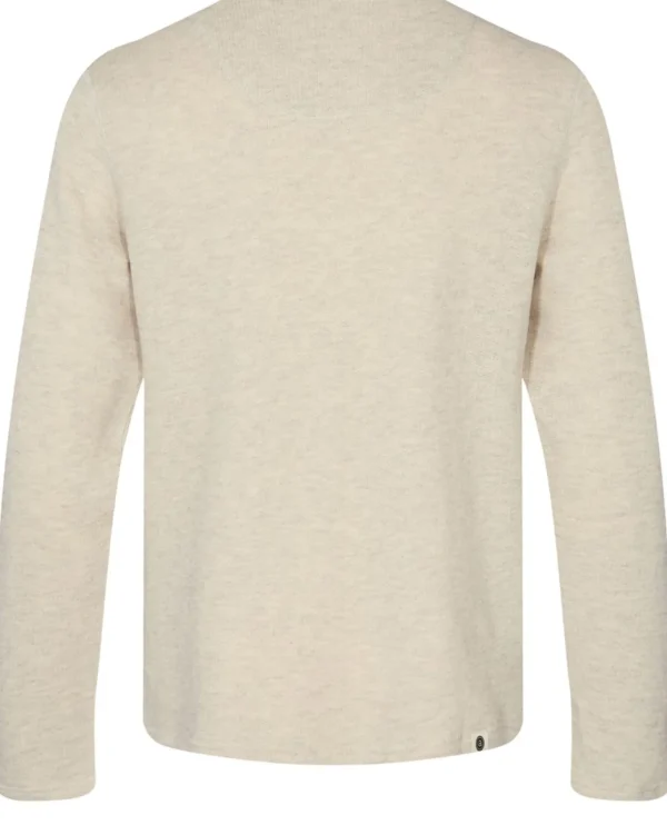 Mand Anerkjendt Aksail Ls Herringbone - Light Grey Mel