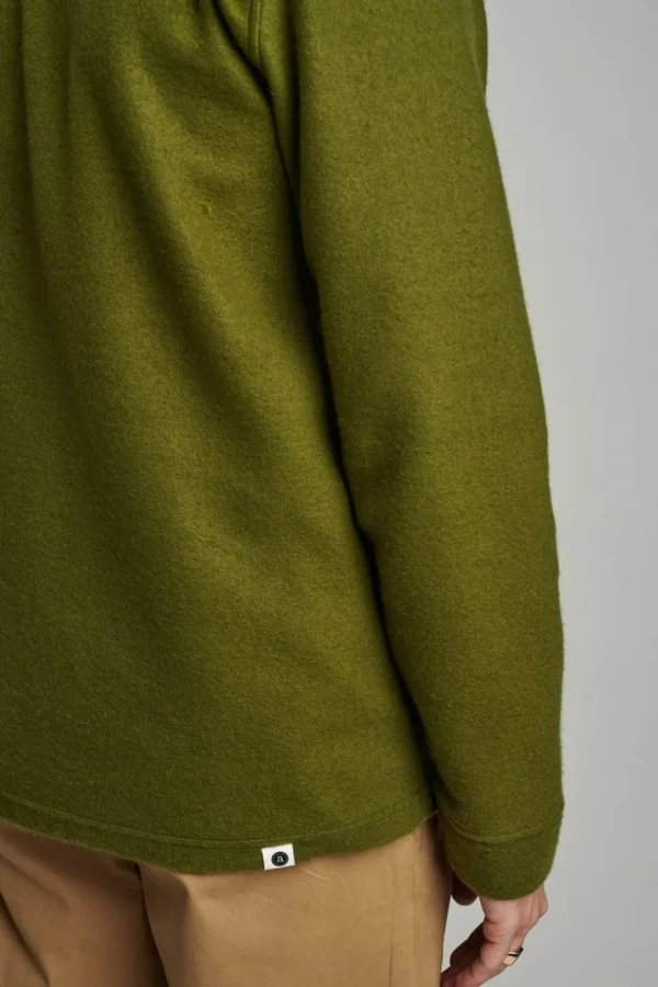 Mand Anerkjendt Aksam V-Neck Cardigan - Vineyard Green