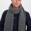 Mand Anerkjendt Aksantana Scarf - Granit Grey Mel