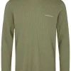 Mand Anerkjendt Aksilo L/S Waffle Ls - Olivine