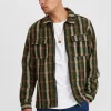 Mand Anerkjendt Aksoldado Check Overshirt - Deep Forrest