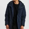 Mand Anerkjendt Akstorm Long Nylon Jacket - Dark Sapphire