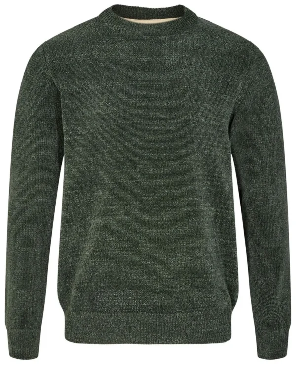 Mand Anerkjendt Aksune Chenille Knit - Deep Forrest