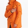 Mand Anerkjendt Akthomas Padded Raincoat - Apricot Orange