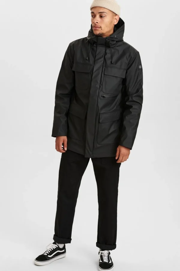 Mand Anerkjendt Akthomas Raincoat - Caviar