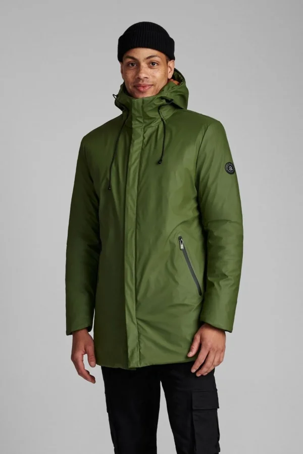 Mand Anerkjendt Akthomas Raincoat - Cypress