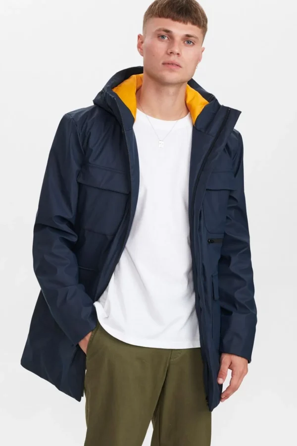 Mand Anerkjendt Akthomas Raincoat - Sky Captain