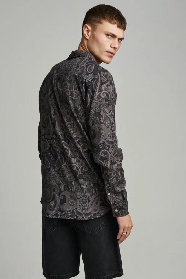 Mand Anerkjendt Aktony Ls Paisley - Caviar