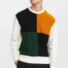 Mand Anerkjendt Aktristan Colour Block Sweat - Tofu